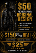 Load image into Gallery viewer, Regular Flyer Design