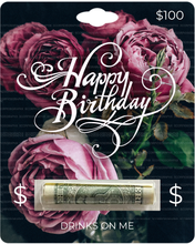 Load image into Gallery viewer, Floral Happy Birthday Money Card Holder