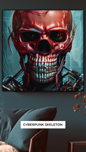 Load image into Gallery viewer, Cyberpunk Skeleton - Ai Art