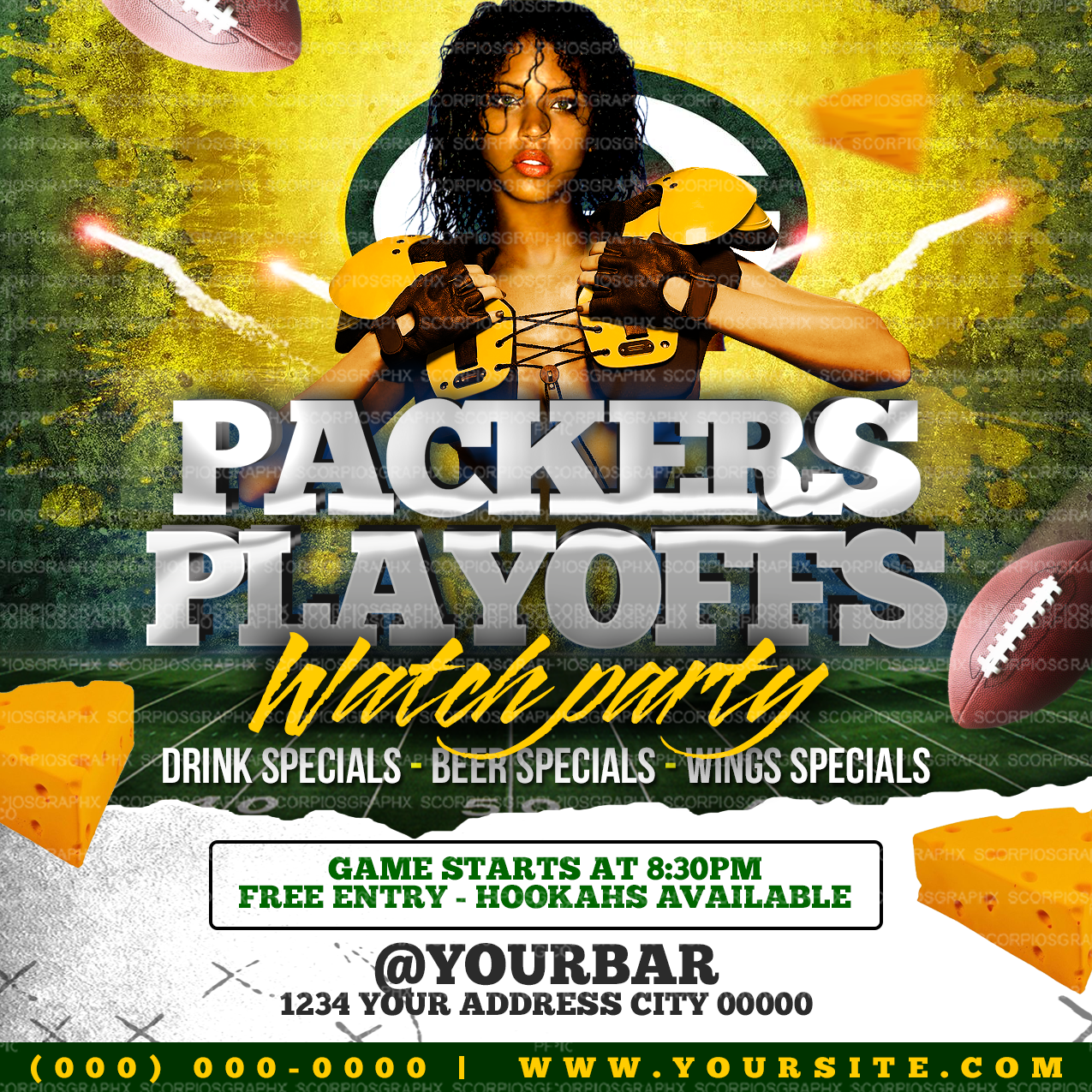 Football Team GB Flyer Template