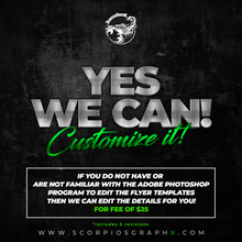 Load image into Gallery viewer, Twisted Thursdays Flyer Template