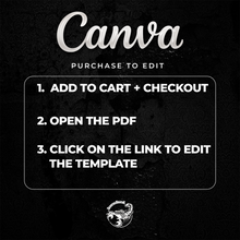 Load image into Gallery viewer, Cocktail Party Canva Template