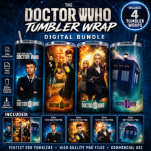 Load image into Gallery viewer, The Doctor Who Tumbler Wrap Bundle
