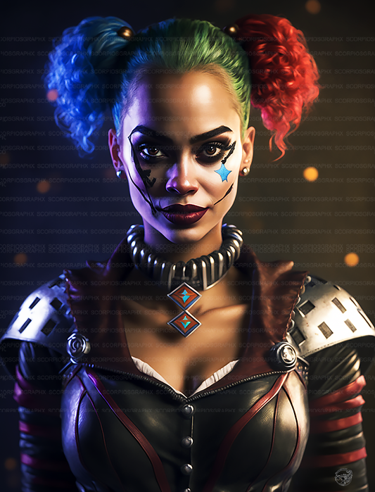 Brown Skinned Harley Quinn V4
