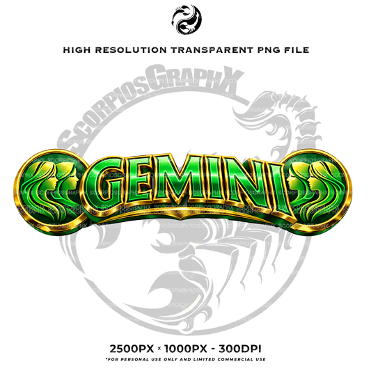 Emerald Gemini PNG