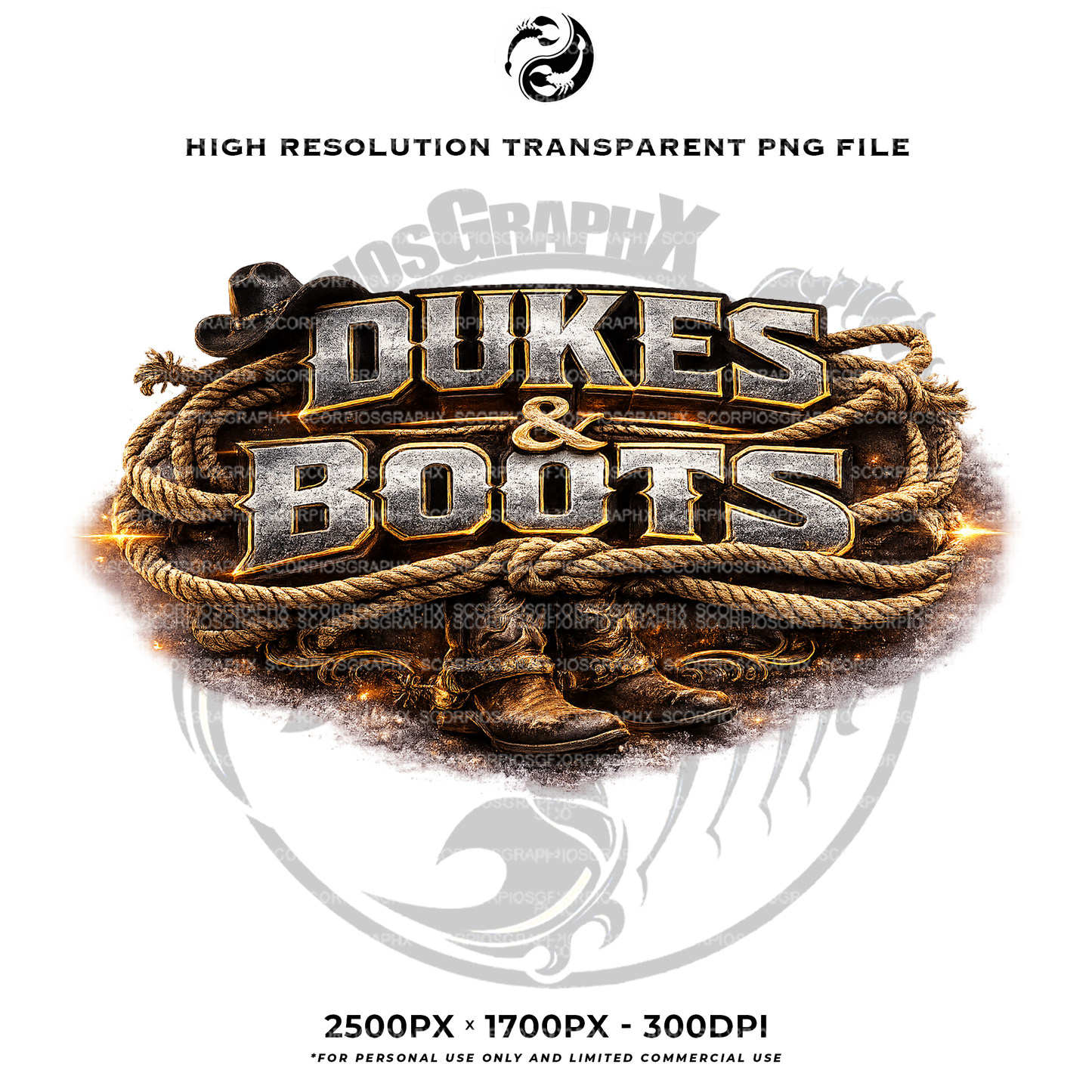 Dukes and Boots PNG