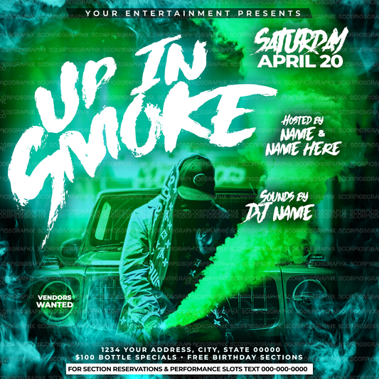 Up in Smoke Flyer