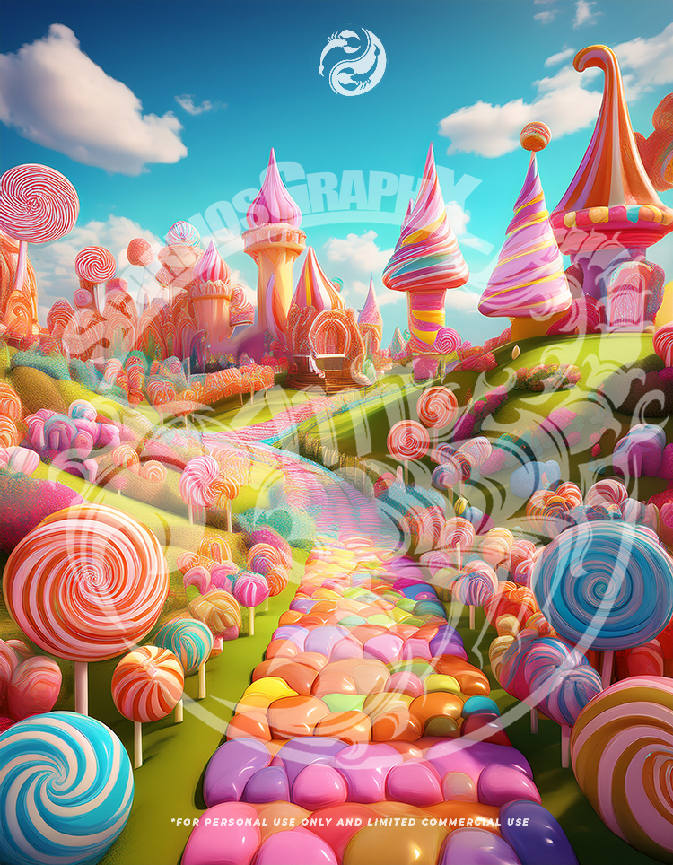 4 CandyLand Background Images