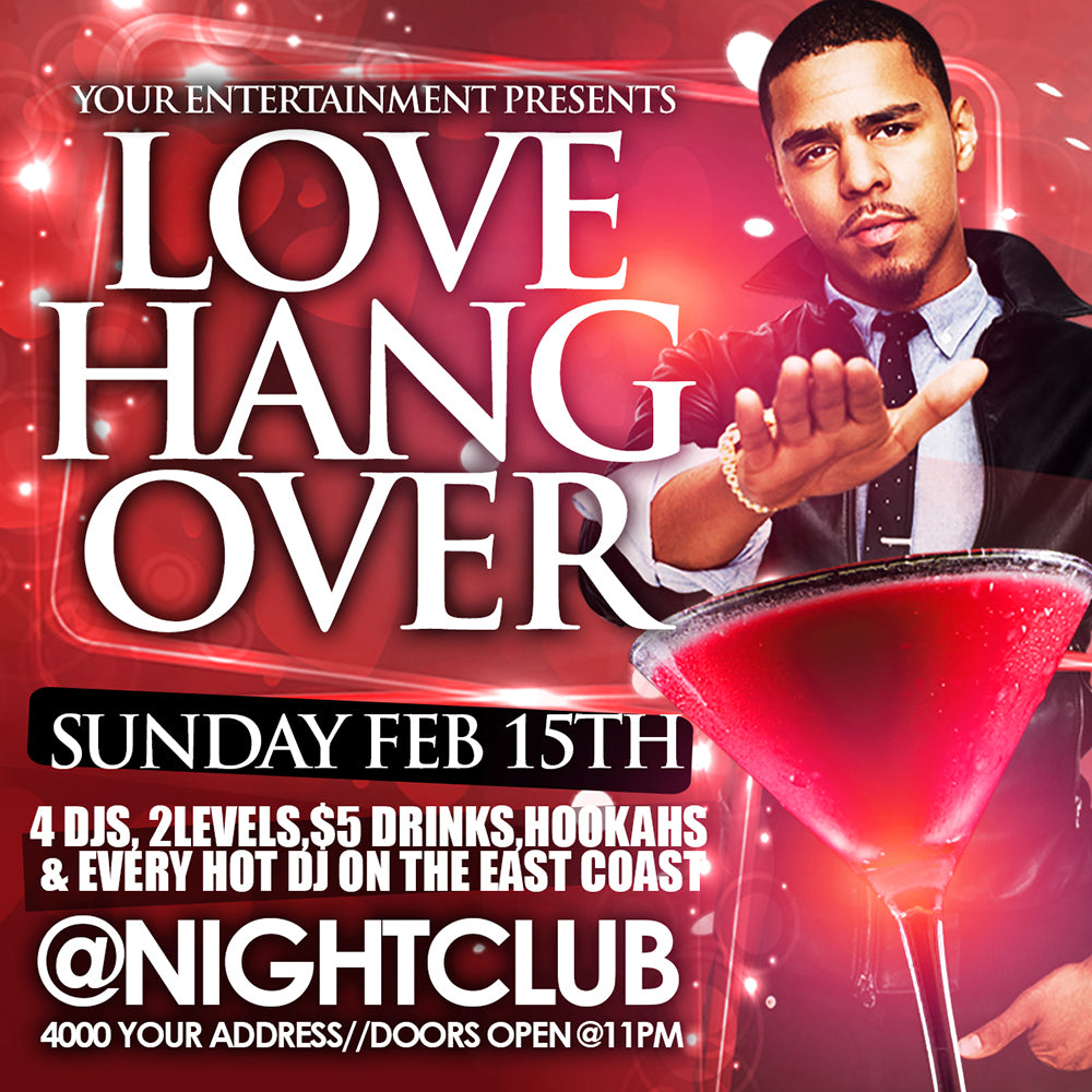 Love Hangover IG Flyer Template