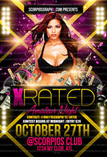 Load image into Gallery viewer, Adult Ent Flyer Template
