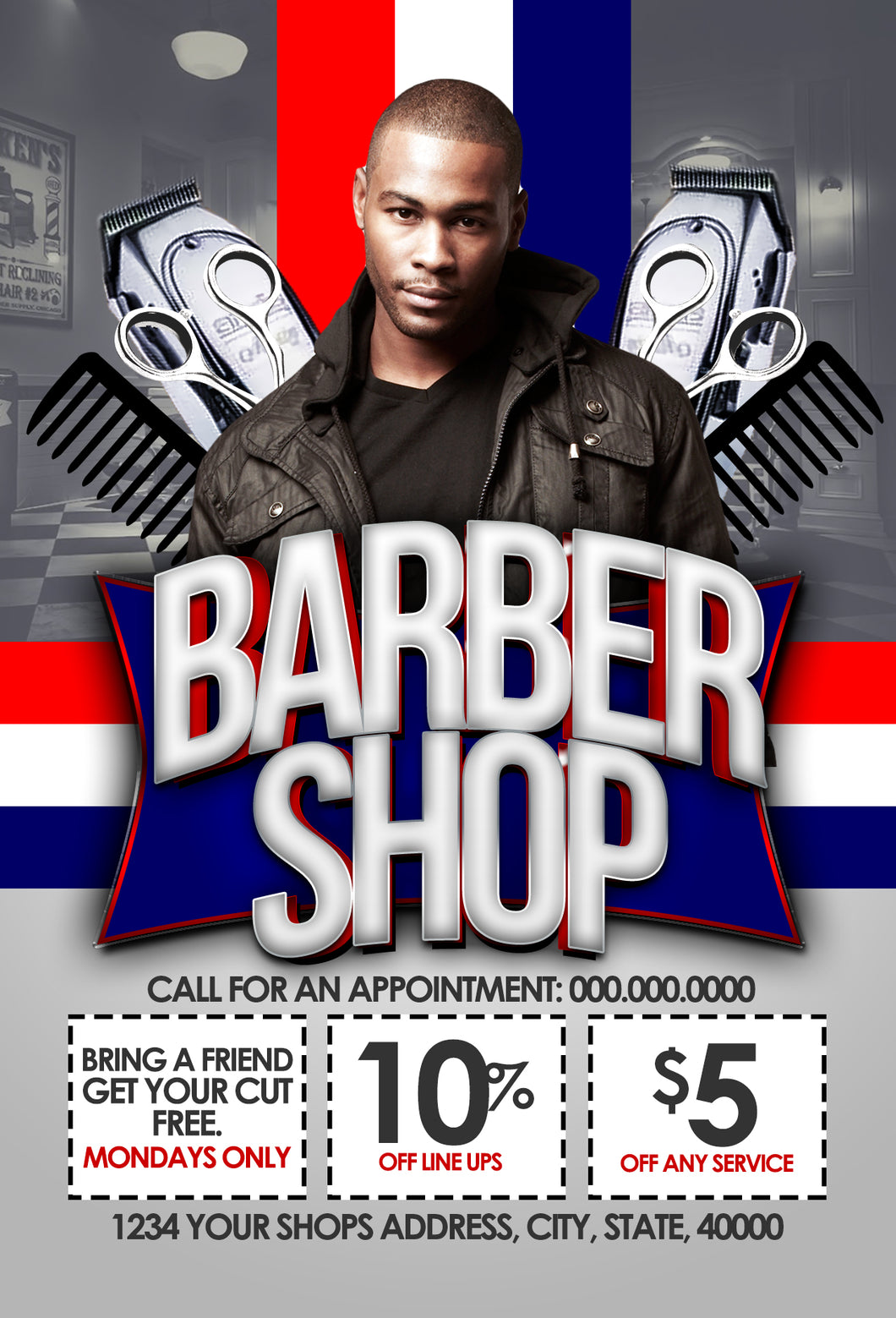 Barbershop Flyer Template