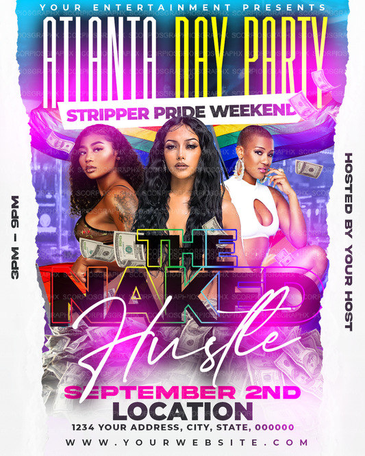 Day Pride Party Flyer Template