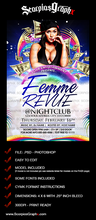 Load image into Gallery viewer, Lesbian Pride Flyer Template
