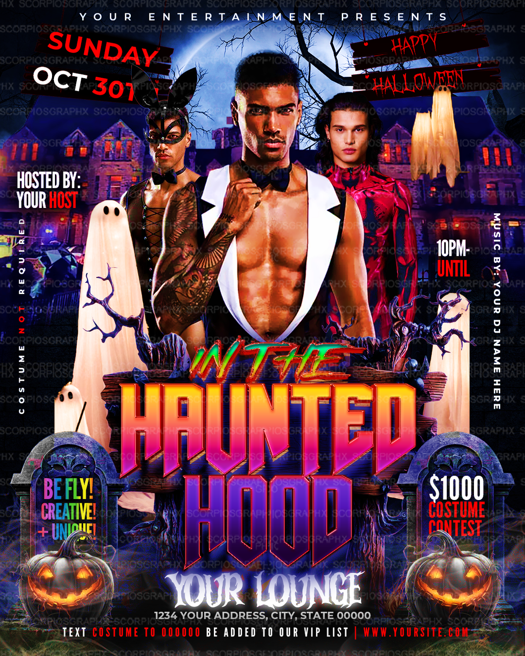 Gay Halloween Flyer