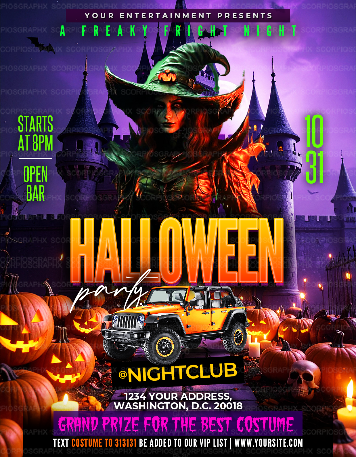 Halloween Party Flyer