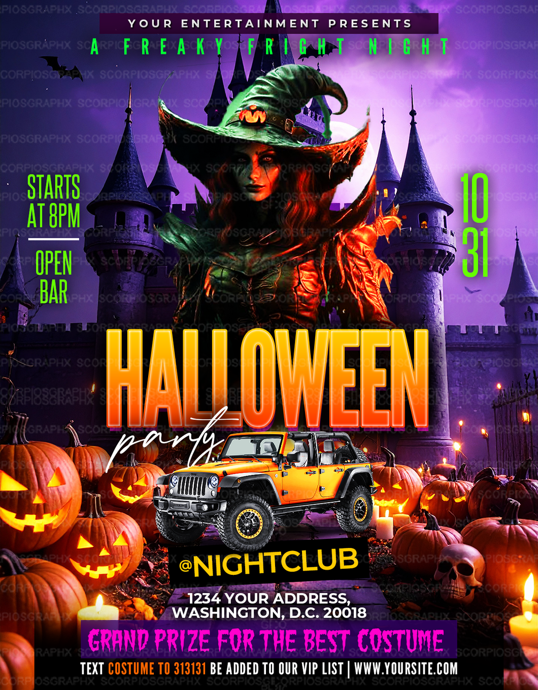 Halloween Party Flyer