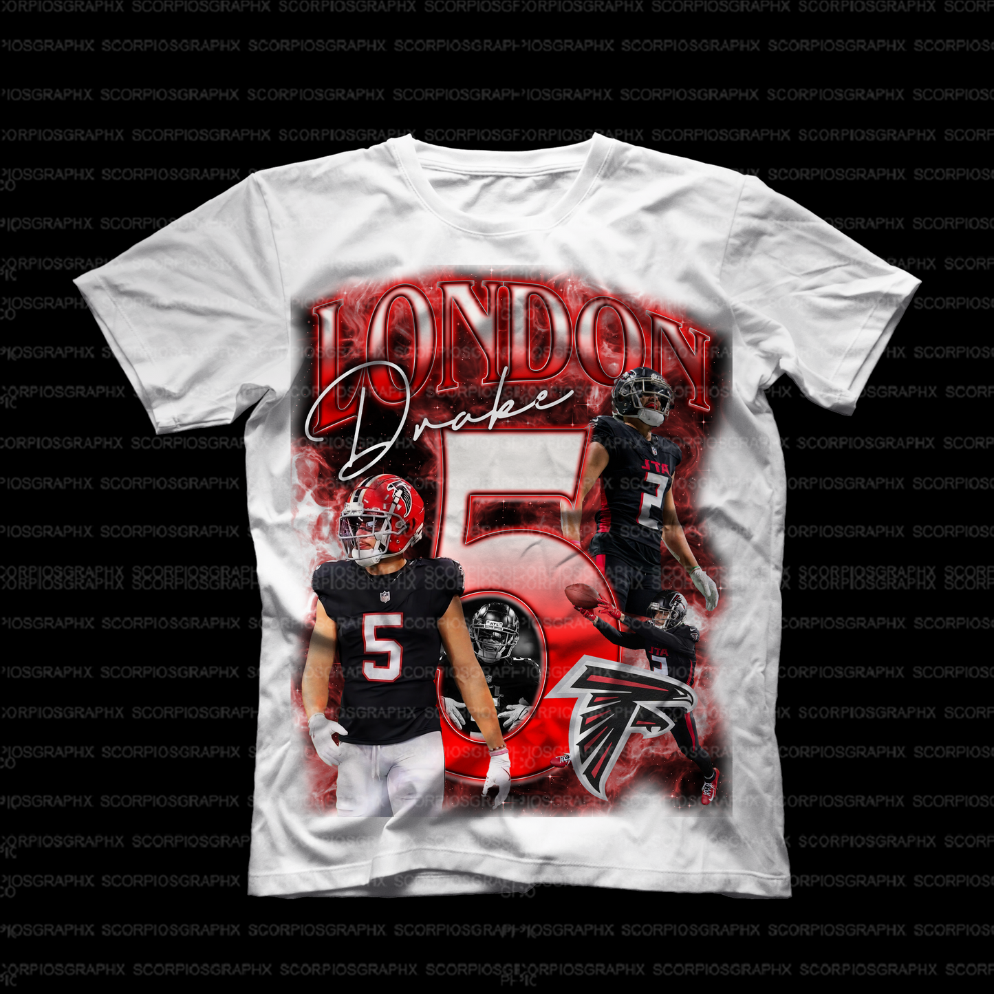 Drake London Throwback PNG