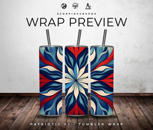 Load image into Gallery viewer, Patriotic PNG | Sublimation | Tumbler Wrap Design | Digital Download
