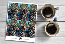 Load image into Gallery viewer, Dc Comics Tarot Cards, superhero tarot deck, printable Tarot cards, DIY tarot deck, DC tarot card deck, digital download
