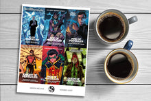 Load image into Gallery viewer, Dc Comics Tarot Cards, superhero tarot deck, printable Tarot cards, DIY tarot deck, DC tarot card deck, digital download
