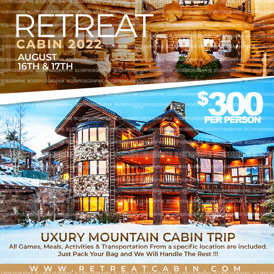 Cabin Flyer Template