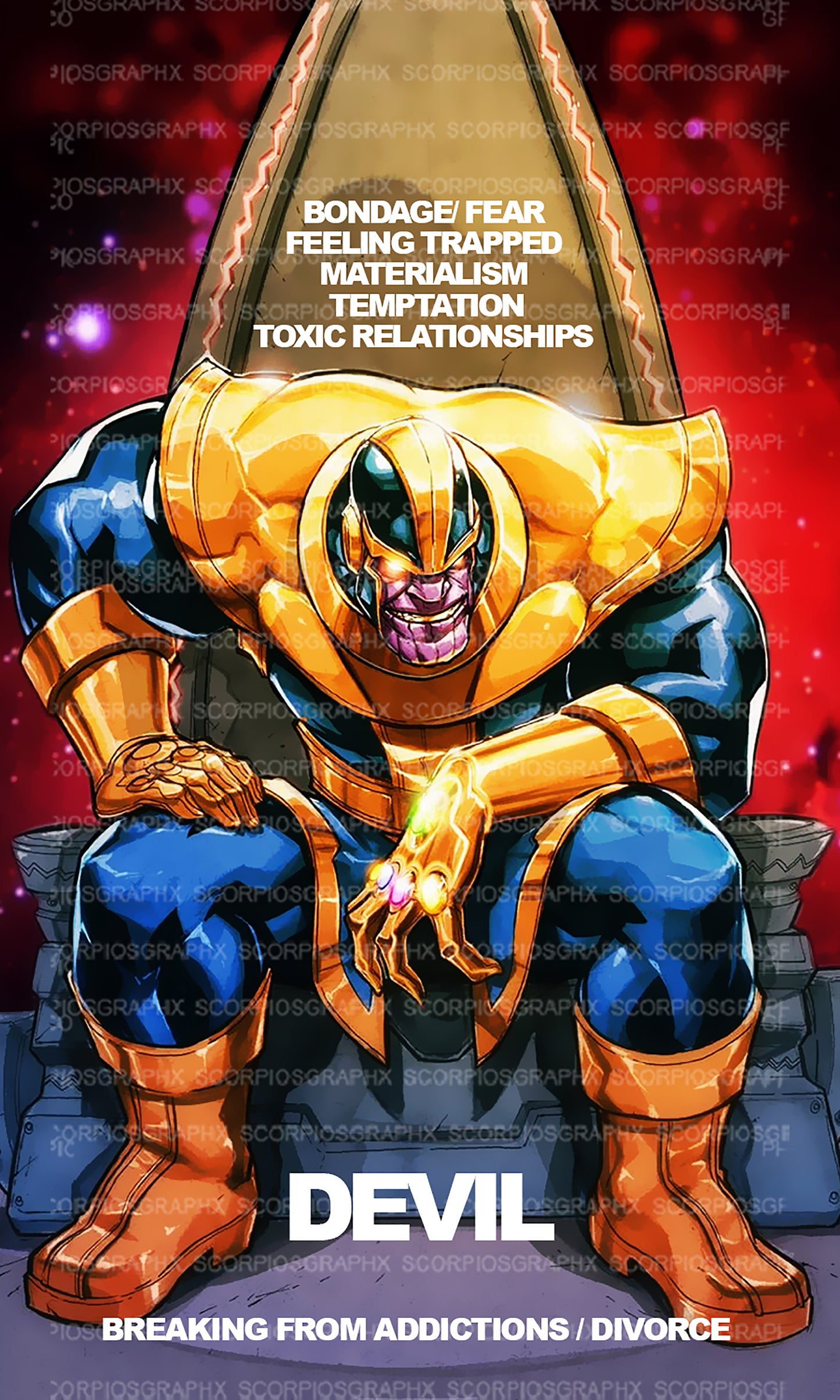 Marvel Comics Tarot Cards 78 Deck [HIGH RES JPG] - 300DPI - Personal - Print - Digital Files Only!