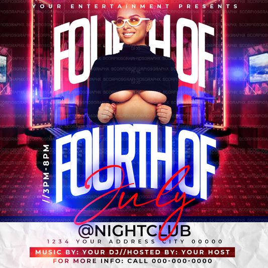 Fourth of July Flyer Template