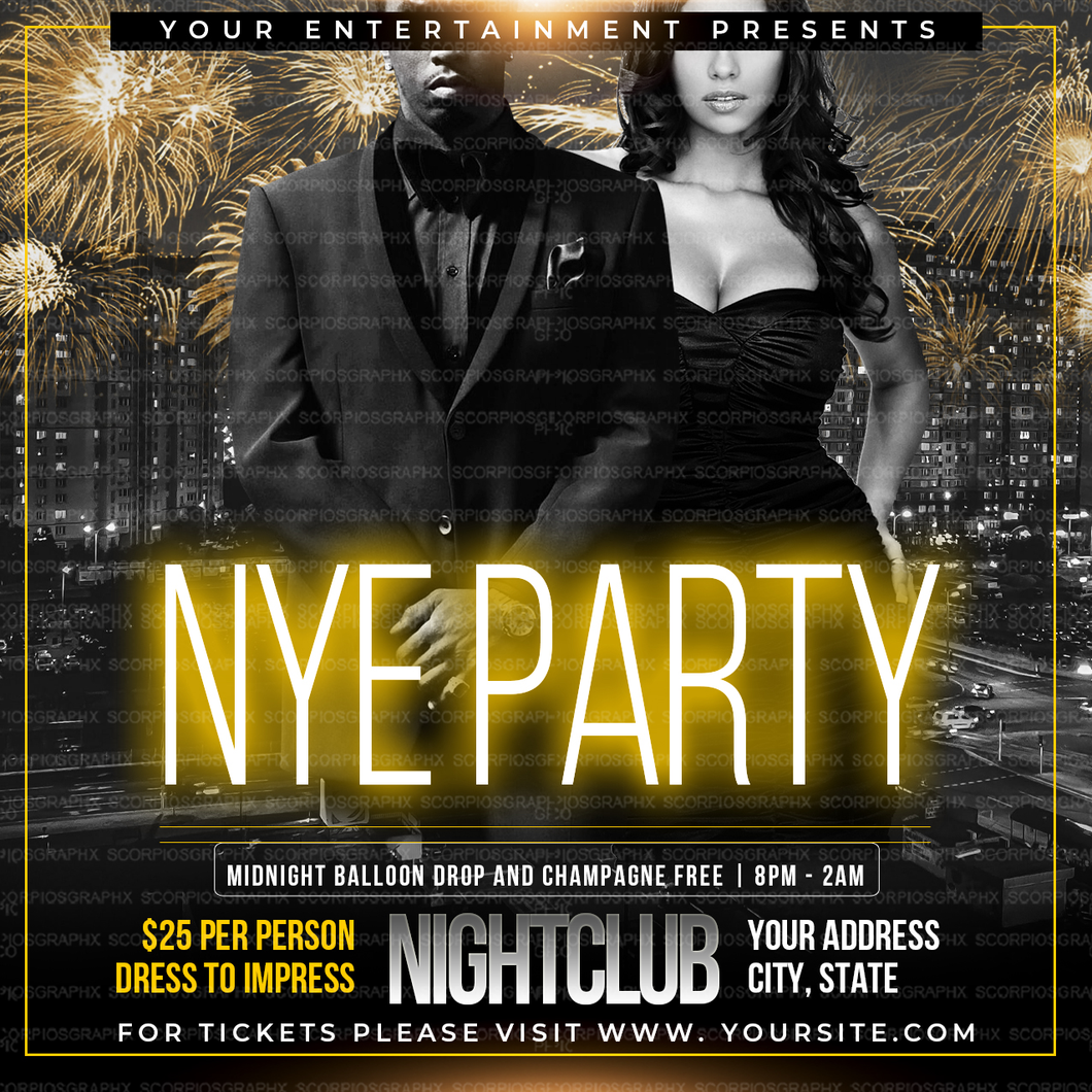 NYE Flyer Template