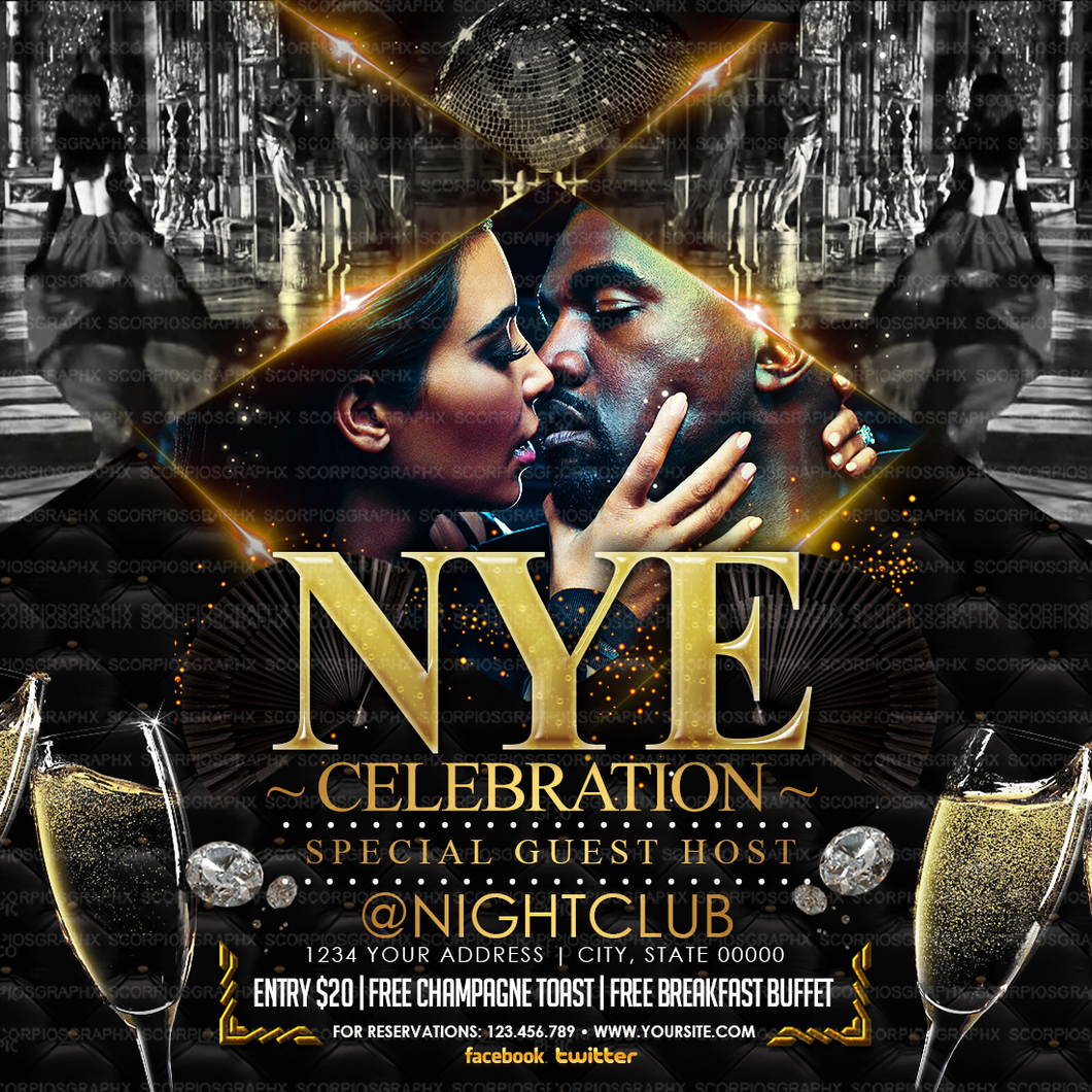 Classy NYE Flyer