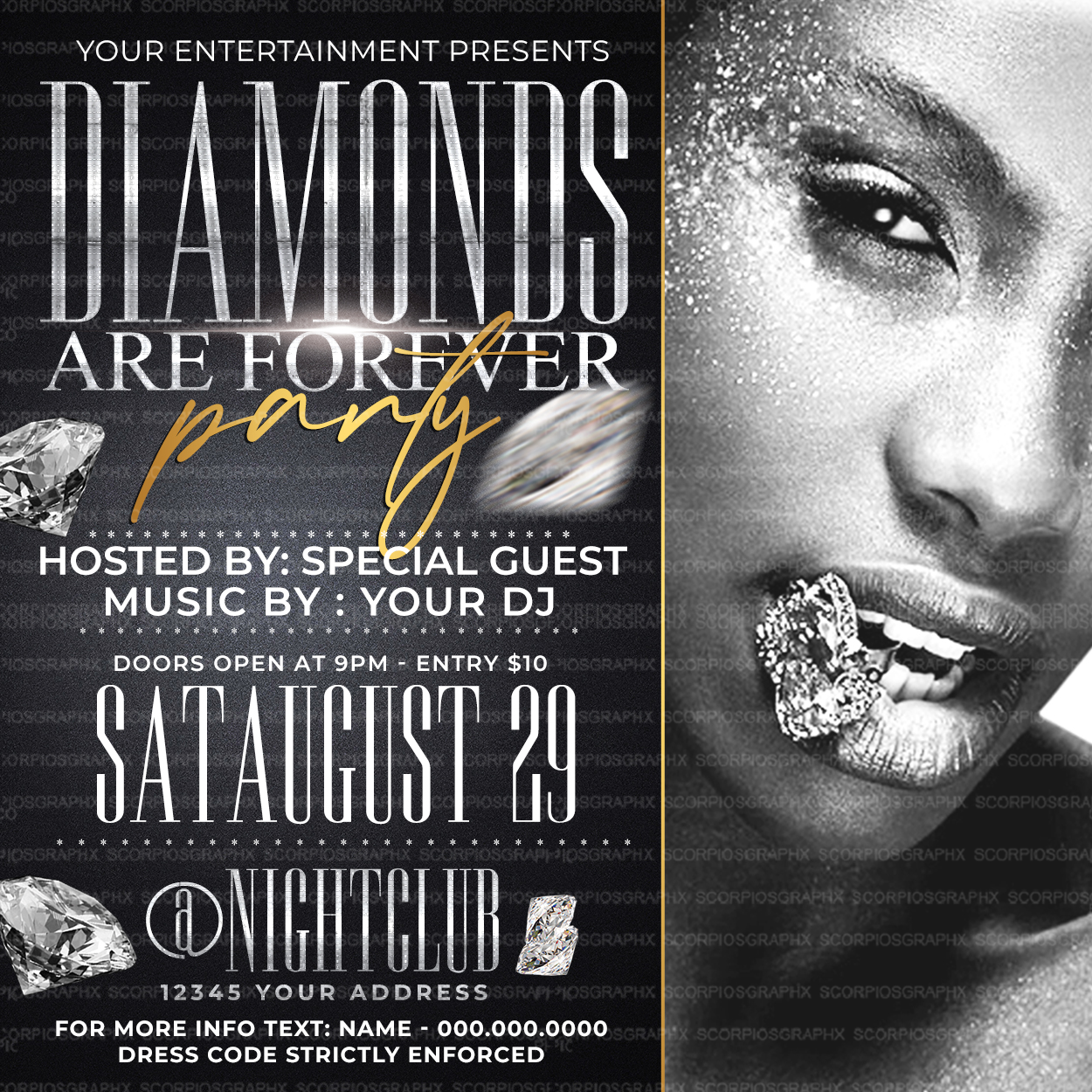 Luxury Party Flyer Template