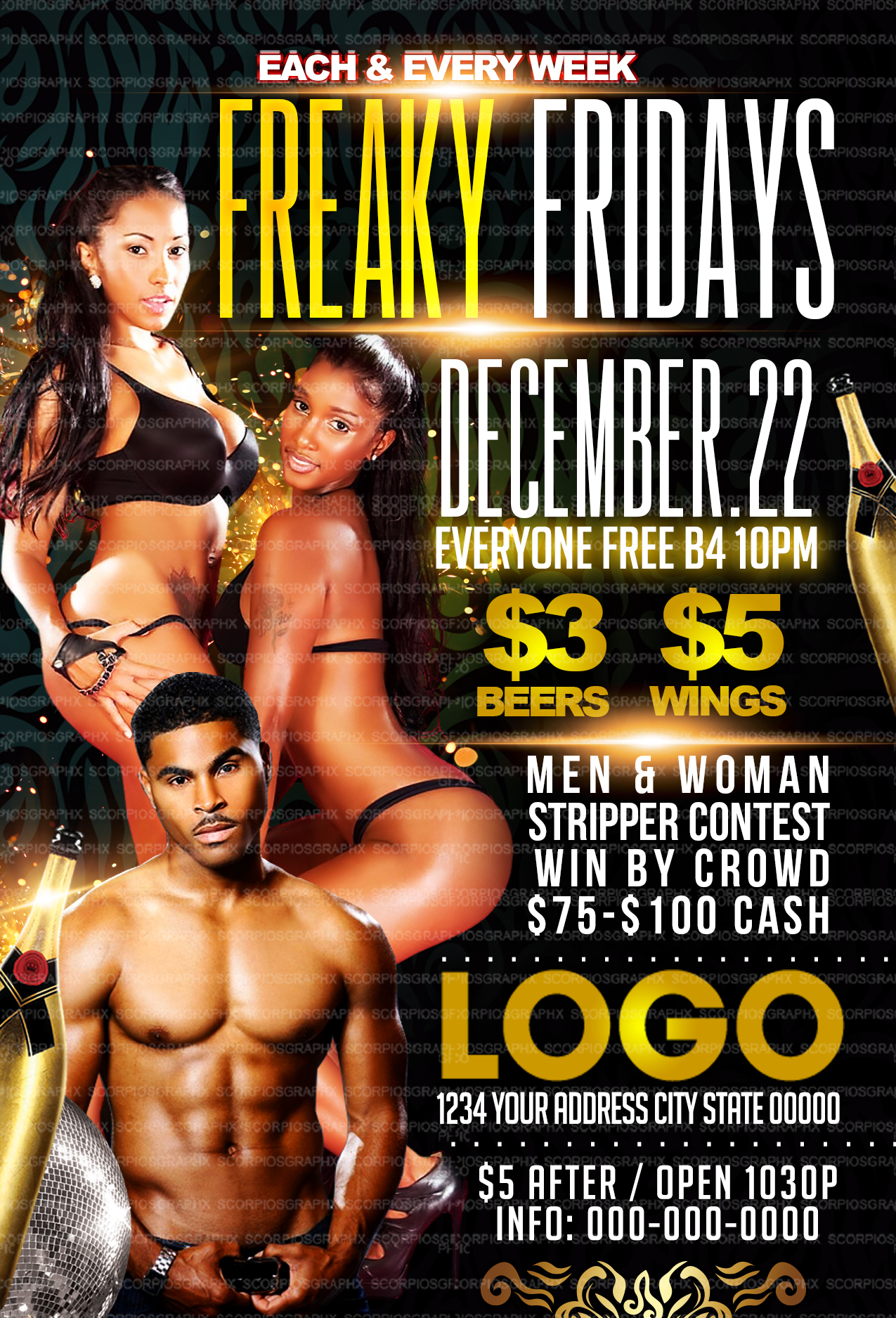 Dancer Lineup Flyer