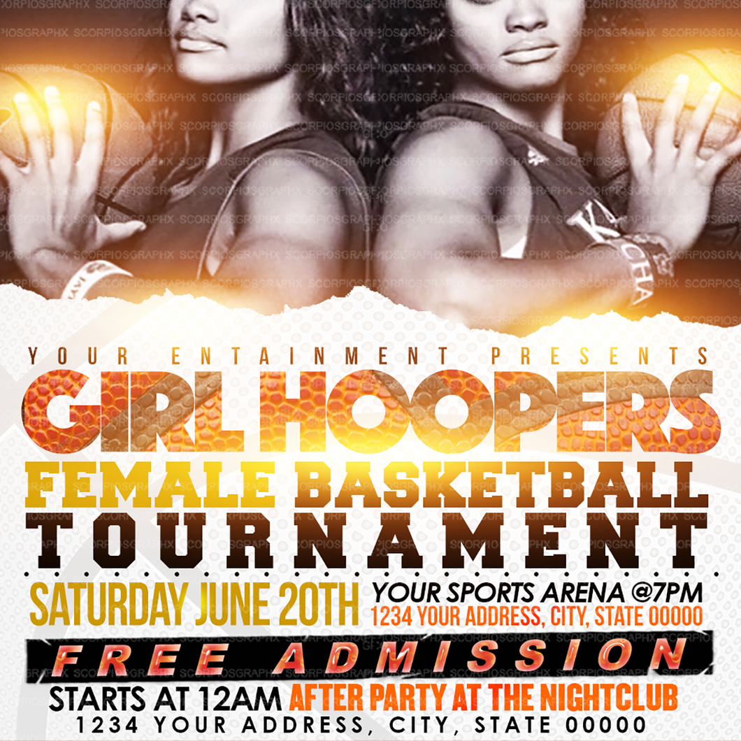 Womens Basketball Flyer