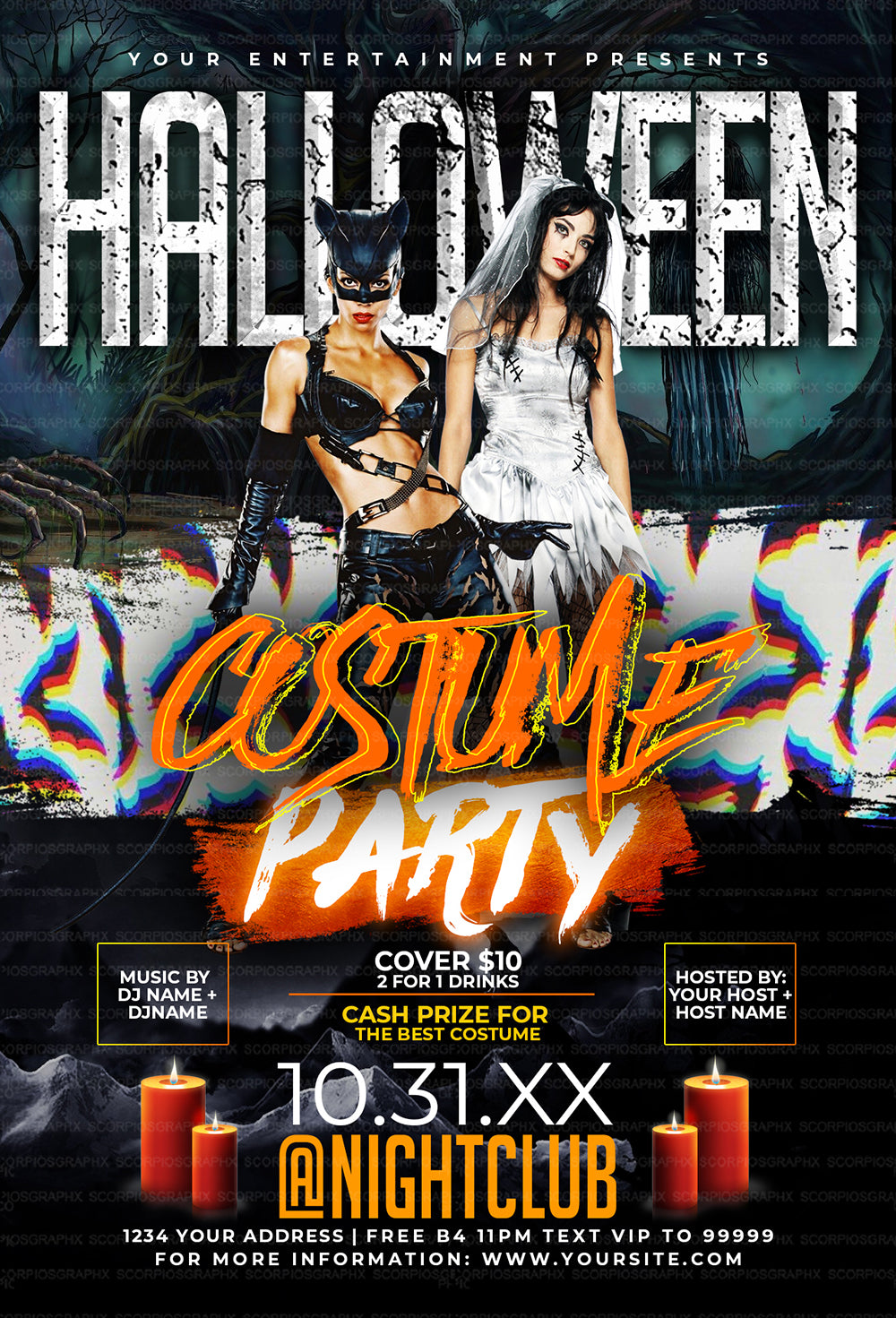 Halloween Bash Flyer Template