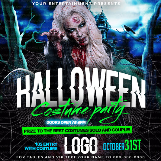 Halloween Costume Party Flyer