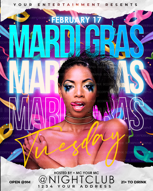 Mardi Gras Flyer