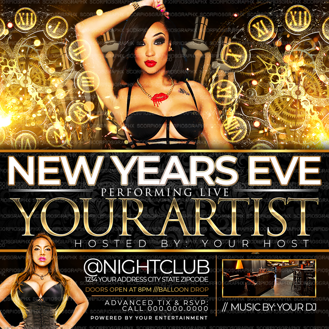 NYE Flyer Template