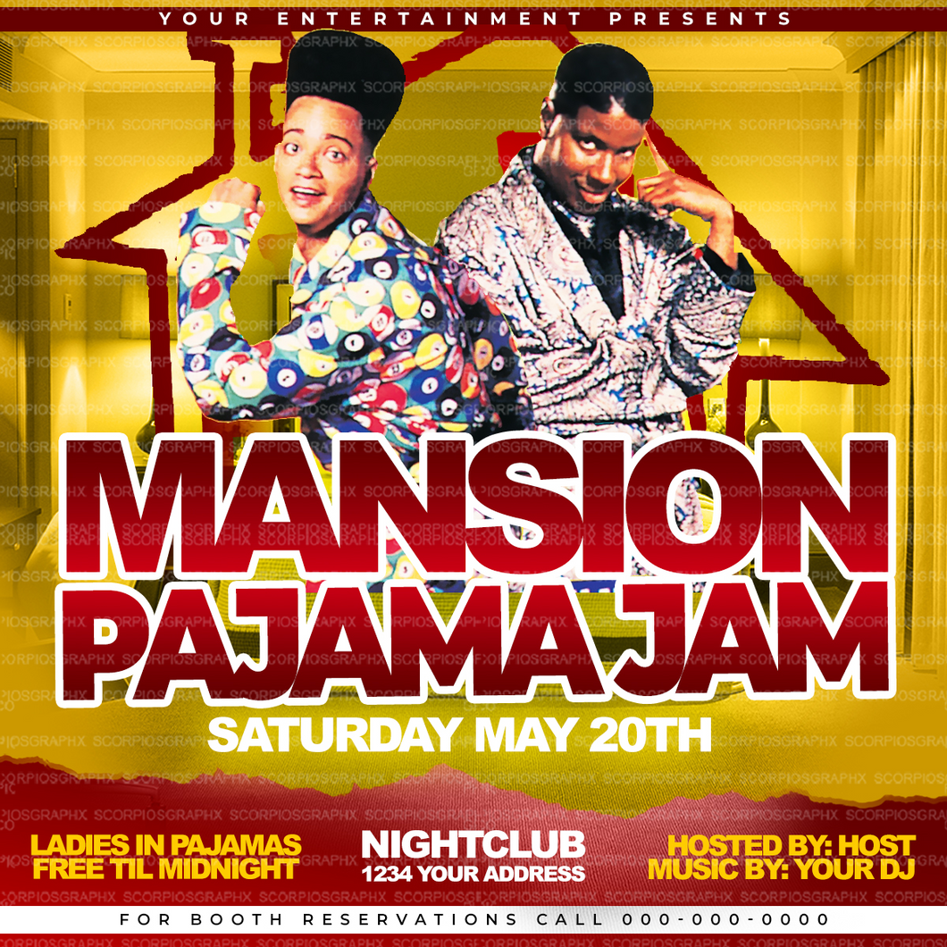Pajama Jam Flyer