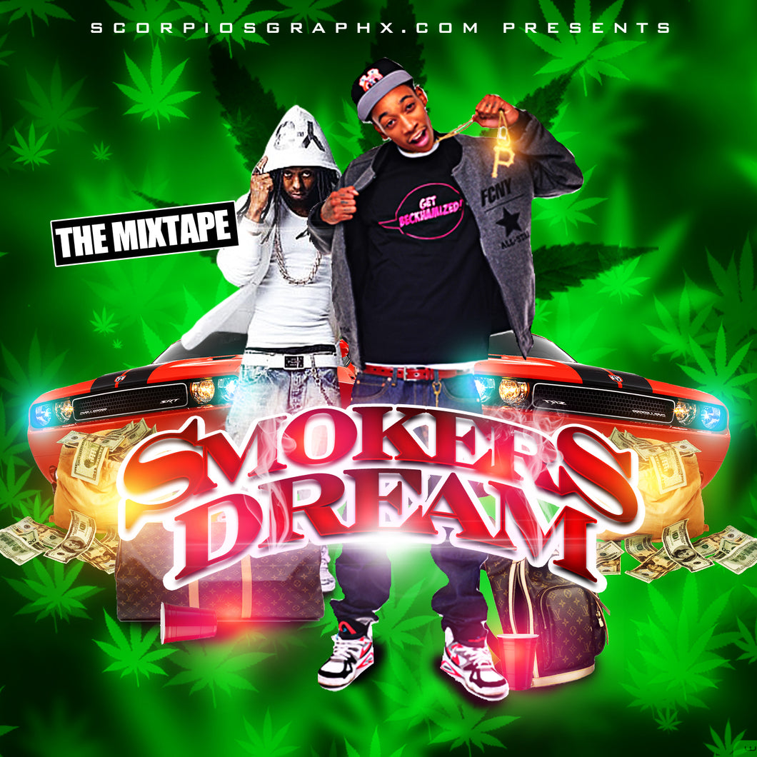 Smokers Dream Mixtape Flyer Template