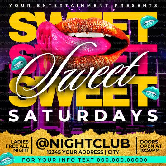 Ladies Night Flyer Template