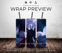 Load image into Gallery viewer, Daenerys Targaryen PNG | Sublimation | Tumbler Wrap Design | Digital Download
