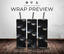Load image into Gallery viewer, Typewriter PNG | Sublimation | Tumbler Wrap Design | Digital Download
