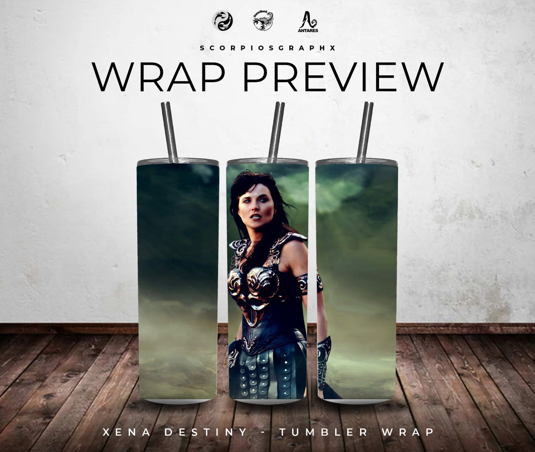 Xena PNG | Sublimation | Tumbler Wrap Design | Digital Download